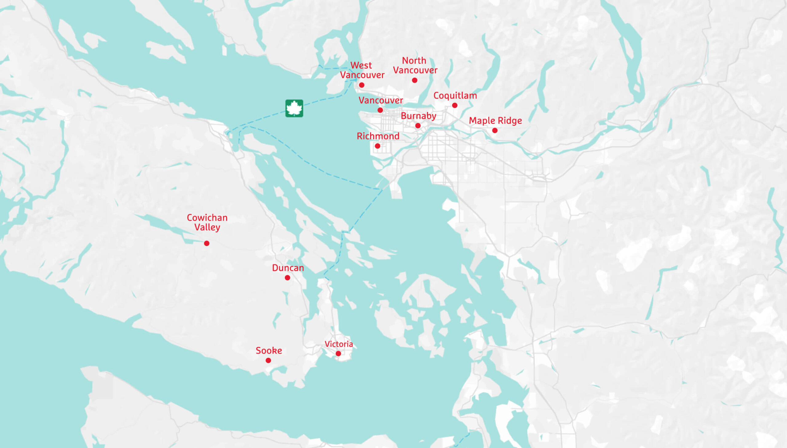 British Columbia Locations